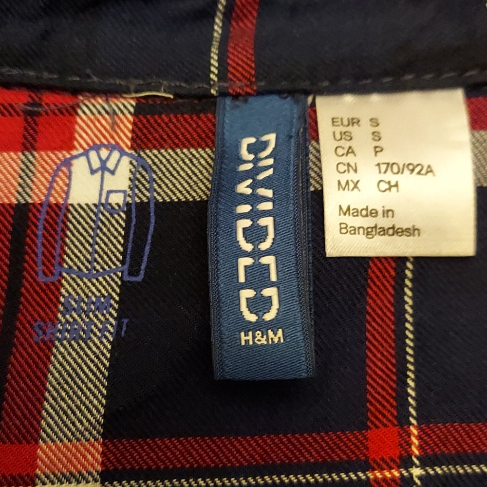 Divided Slim Fit Button Up - image 2